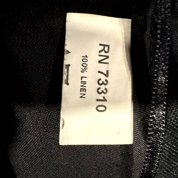 Ivan Grundahl Copenhagen 100% Linen Wide Leg High Rise Pant Size 40 - Picture 3 of 9